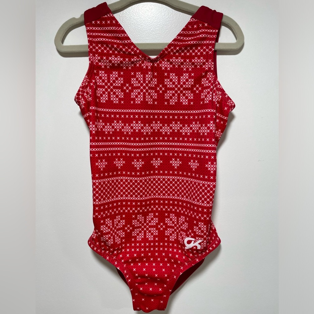 GK CS snowflake heart cross-stitch print leo